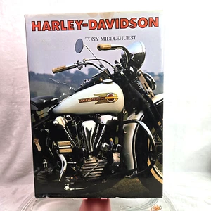 Harley-Davidson by Tony Middlehurst (1990, Hardcover) Free shipping USA - Imagen 1 de 10