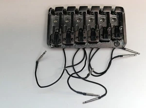 Ibanez Accu-cast B306P (with piezo pickups ) 6 string Bass Bridge COSMO 2BB6001R - Picture 1 of 6
