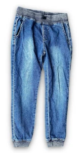 AG Adriano Goldschmied Jogger Bottom Children Size M Blue Denim Ankle Length - Picture 1 of 11