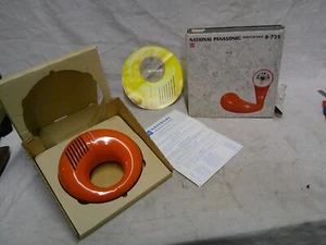 Panasonic Loop Radio in box w/ papers 1972 1971 vintage ORANGE tested WORKS READ - Bild 1 von 13
