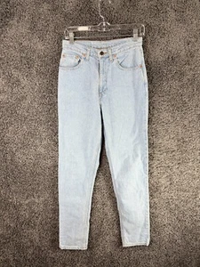 Jordache Skinny Jeans Women 9 X 10 Blue Denim Light Wash Cotton Casual 5-Pockets - Picture 1 of 12