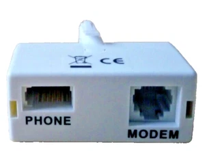 Phone and Modem Filter Telephone Broadband Two Way Splitter. - Zdjęcie 1 z 12