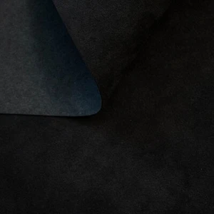 Alcantara Black (9040) Genuine Fabric for Car Headlining Headliner Width 150 cm - Picture 1 of 11