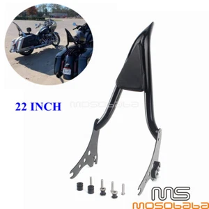 Detachable Sissy Bar Backrest For Harley Davidson Softail Street Bob FXBB 18-21 - Foto 1 di 9