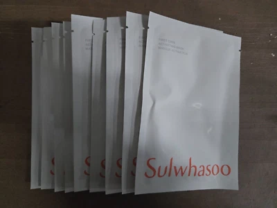 Sulwhasoo First Care Sheet Mask - 10pcs Set | Radiance Boosting Track Number AD - Image 1 of 4