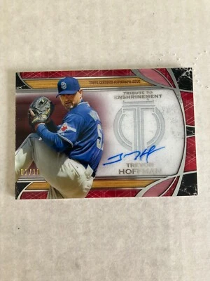 2019 Tribute #HOF-TH Padres TREVOR HOFFMAN Enshrinement AUTOGRAPH HOF # 2/10 - Image 1 of 2
