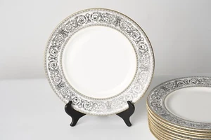 Royal Doulton Baronet - H4999 - Dinner plate 10 5/8" - Picture 1 of 5