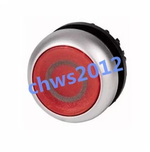 1 PCS NEW EATON MOELLER self reset button head with light and logo M22-DL-R-X0 - Picture 1 of 3