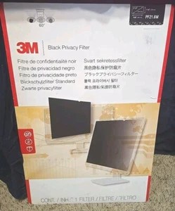 3M Black Privacy Filter PF21.6W 21.6" Screens Laptop Monitor 16:10 New PF216W1B - Picture 1 of 3