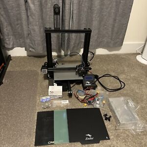 Ender 3 w/CR Level 3 Beds/LEDs/Silent MBoard/Mini-Power/2 z-axis Motors + More!