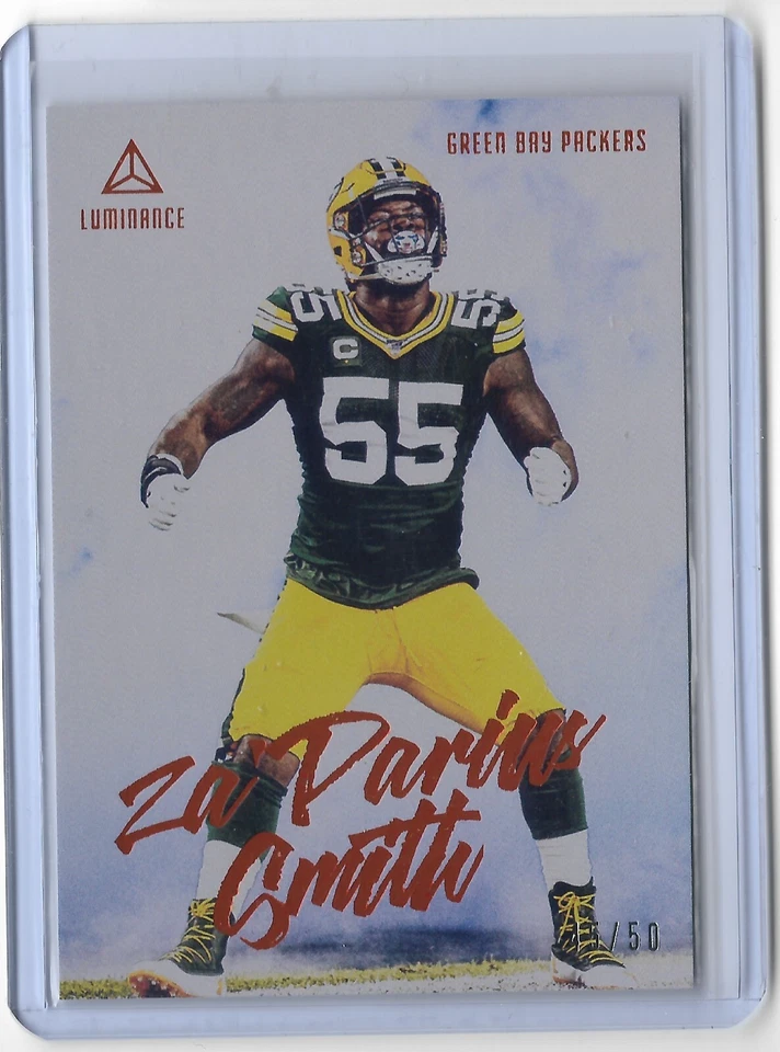 2020 Panini Luminance - Orange #44 Za'Darius Smith 45/50 - Image 1 of 1