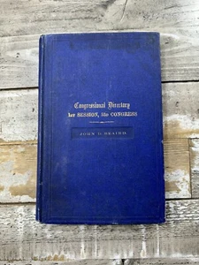 1893 Antique Reference Book "Official Congressional Directory" - Picture 1 of 8