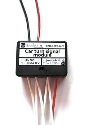 Retrofit LED 5-Step Sequential Retrofit Flash Module Car Turn Signal Light kit - Image 1 of 4