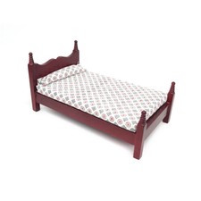 cama para casa de muñecas