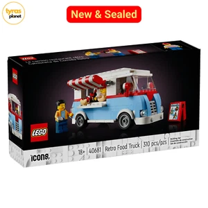LEGO 40681 Icons Retro Food Truck Set per Adulti 18+, NUOVO SIGILLATO - Foto 1 di 4