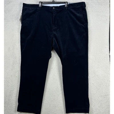 Pantalones de pana Polo Ralph Lauren para hombre 50BX32 negros elásticos bolsillos clásicos NUEVO Foto 1 de 4