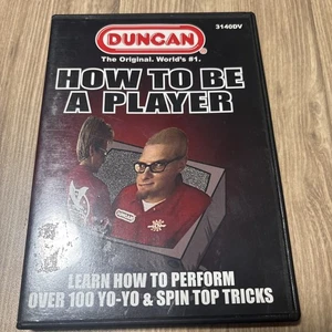 How To Be A Player DVD Learn Over 100 Yo-Yo & Spin Top Tricks Duncan Instruction - Imagen 1 de 3