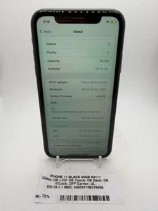 Apple iPhone 11 - Schwarz - 64GB - (Entsperrt) - A2111 - Funktioniert Super - Bild 1 von 9
