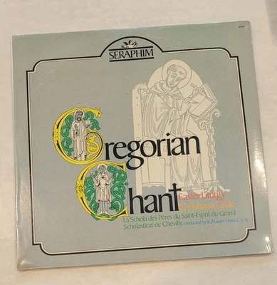 Gregorian Chant Easter Liturgy Christmas Cycle LP Vinyl Record Seraphim - Изображение 1 из 2