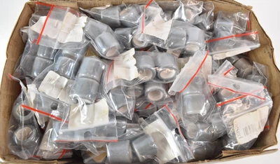 Craft Large Hole Ceramic Beads Bulk Buy 90+ bags Dark Grey - Image 1 of 3