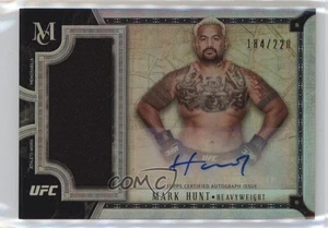 2018 Topps Museum Collection Signature Swatch Single Relic /220 Mark Hunt Auto - Picture 1 of 3