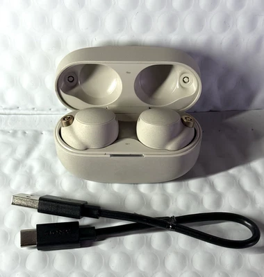 Sony - WF1000XM4 True Wireless ANC In-Ear Headphones - Silver (NO EAR TIPS) - Image 1 of 4