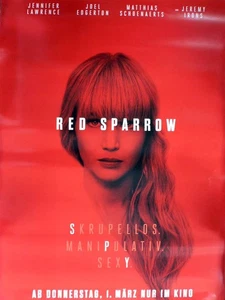 Red Sparrow - Teaser - Jennifer Lawrence - Filmposter 120x80cm gerollt - Picture 1 of 1
