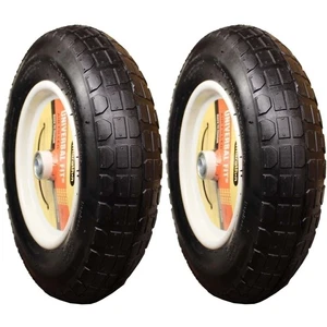 Marathon 20265 Pneumatic Air Universal Wheelbarrow Tire 4.80/4.00-8 Pack of 2 - Picture 1 of 3