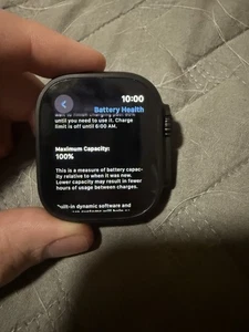 Apple Watch Ultra 2 49mm Unlocked, Black Titanium Case with Ocean Band - Photo 1 sur 8