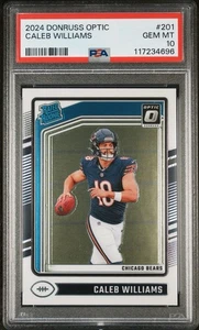 Caleb Williams [RC] - 2024 Donruss Optic #201 | Bears Rookie - PSA 10 - Picture 1 of 3
