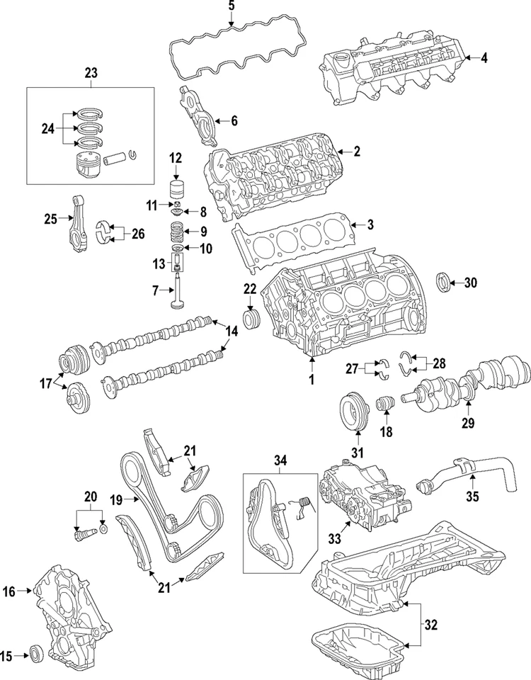 Cigüeñal original Mercedes-Benz 156-030-12-01 Foto 1 de 1