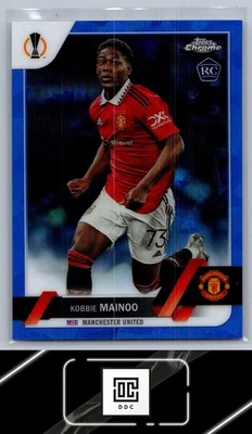 2022-23 Topps Chrome Sapphire Edition UEFA Club Competitions #118 Kobbie Mainoo - Image 1 of 2
