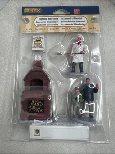 Forno pizza da esterno Lemax Village Collection Zio Sal’s si illumina 2016 nuovo con scatola LE - Foto 1 di 4