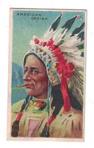 1910 Types of Nations T113 Sweet Caporal American Indian Tabakkarte - Bild 1 von 2