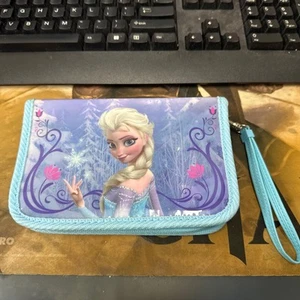 Nintendo 3DS XL Case Frozen Disney Elsa 3DS Case Holds 3 games - Picture 1 of 3
