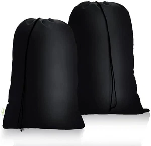 Medium Laundry Bag Heavy Duty Drawstring Travel and Storage - Picture 1 of 7