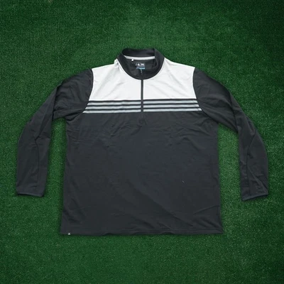 Adidas Hombre Golf (Negro) 1/4 Cremallera Climacool Colorblock Capa Tejido AE8787 Foto 1 de 3