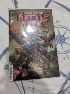 Universo Invincible: Bestia de Batalla #1 Variante Firmada por David Finch con Certificado de Autenticidad - Imagen 1 de 7