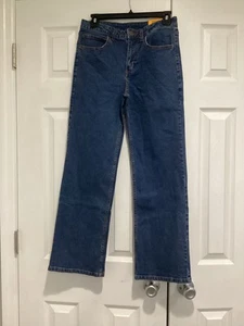 Carhartt Boy's 14 Relaxed Fit Bootcut Blue Jeans with Adjustable Waist NEW - Picture 1 of 14