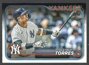 2024 TOPPS #210 - GLEYBER TORRES NEW YORK YANKEES - Picture 1 of 2