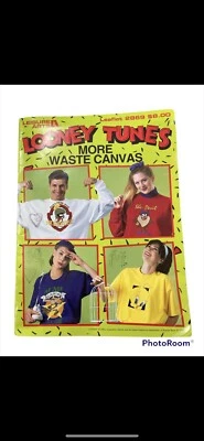  Looney Tunes More Waste Canvas Counted Cross Stitch Leisure Arts  - Image 1 of 4