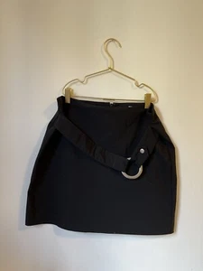 Cache Rock Größe 4 Ponte Strick Stretch Metall Schnalle Akzent Y2K Vintage - Bild 1 von 7