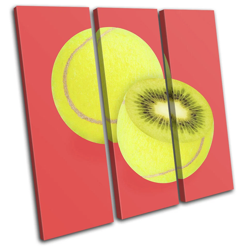 Pelota de tenis Kiwi Fruta Comida Cocina AGUDOS LIENZO ARTE DE PARED Impresión de imágenes Foto 1 de 1