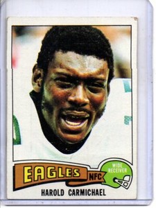 1975 TOPPS #80 HAROLD CARMICHAEL PHILADELPHIA EAGLES (HALL OF FAMER)