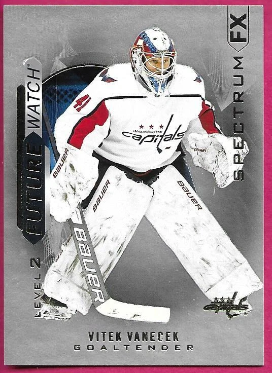 2020-21 UD Sp Authentic VITEK VANECEK #S-77 Future Watch Spectrum *SCRATCHED* - Image 1 of 2