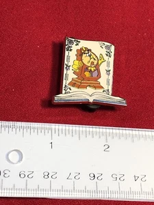 1 Disney Pin LR  Mystery Beauty & Beast  Book Cogsworth      lot Black2 - Picture 1 of 3