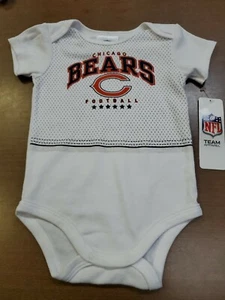 XX Z16 New Chicago Bears Football Infant Onesie Sport NFL Team Apparel Gerber - Picture 1 of 2