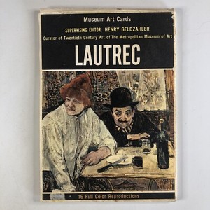 Vintage Lautrec 16 Museum Of Art Cards Henry Geldzahler Color Reproduction