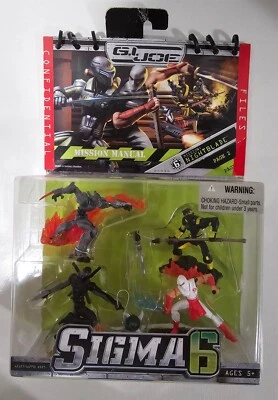 G.I. Joe: Sigma 6 - Paquete de figuras de acción Mission: Nightblade - Hasbro 2006. Foto 1 de 4