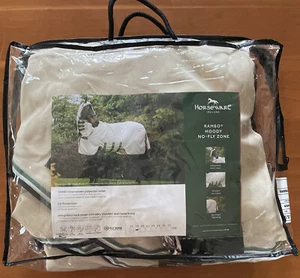 Rambo Hoody Horse Fly UV Sheet w/ No Fly Zone & FREE FLY MASK  69" - SAND/SAGE - Picture 1 of 13
